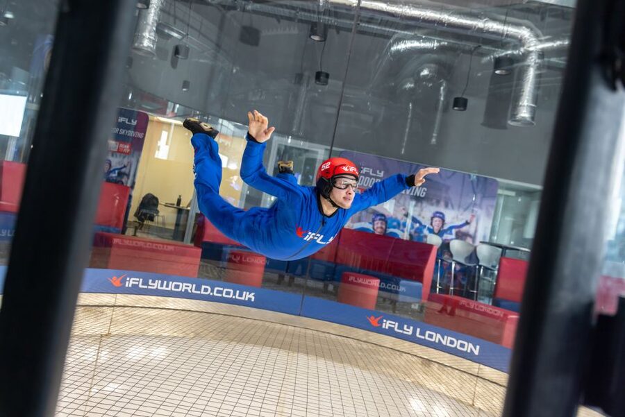 London: iFLY Indoor Skydiving at The O2 Entrance Ticket - Entering iFLY at The O2: check-in, voucher, and gear-up time