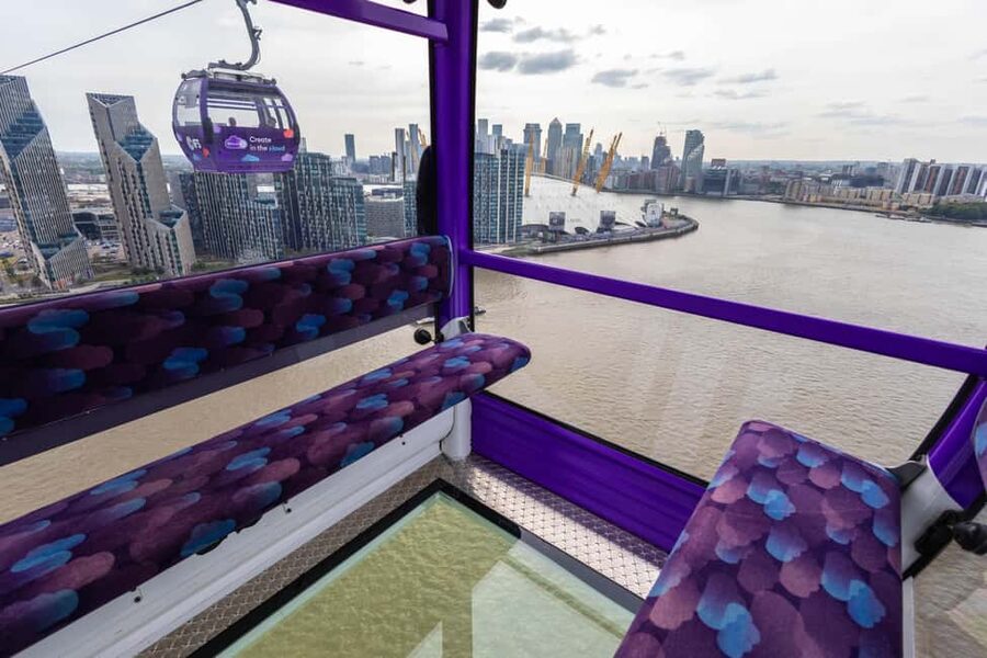 London: IFS Cloud Cable Car - Glass Floor Experience - The Thames crossing you’re actually booking