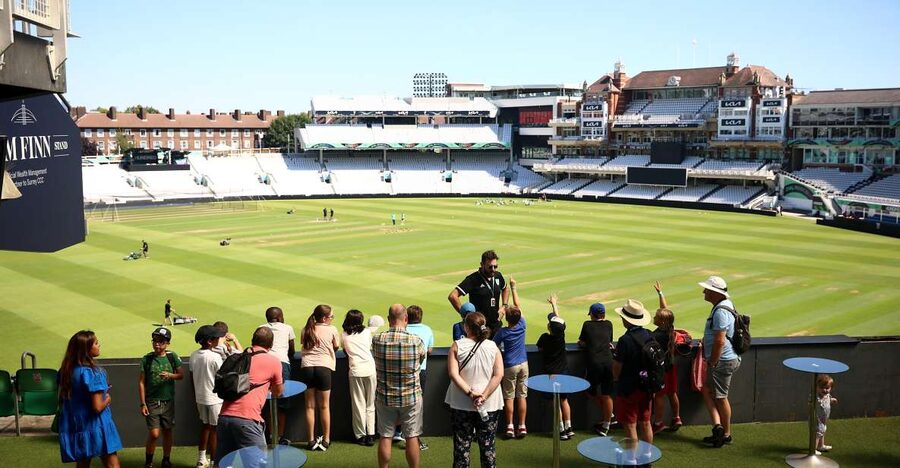 London: Kia Oval Cricket Ground Tour - Entering the tour: John Edrich Gate, the Tube end, and a 90-minute rhythm
