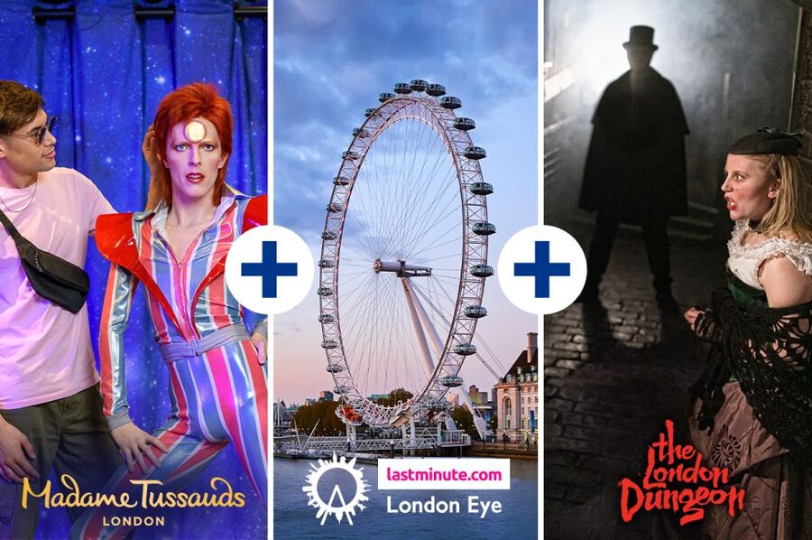 London: London Dungeon, London Eye, & Madame Tussauds Combo - London Eye: Panoramic views that justify the last stop