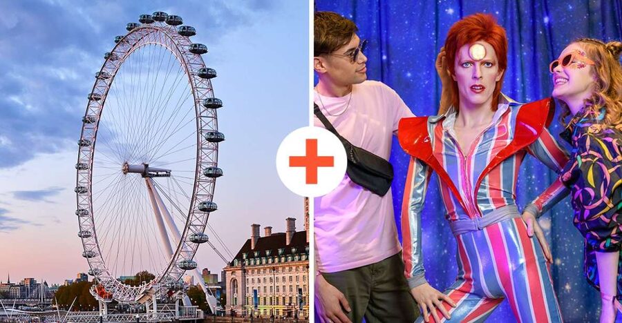 London: London Eye and Madame Tussauds Combo Ticket - Transportation: Plan It Yourself