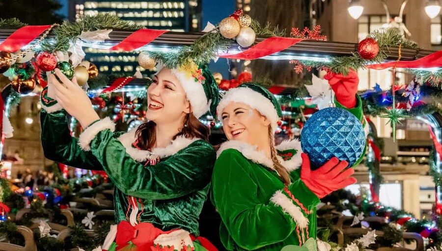 London: North Pole Express Tour with Santa & Festive Fun - The route: Regent Street, Piccadilly Circus, and famous night views