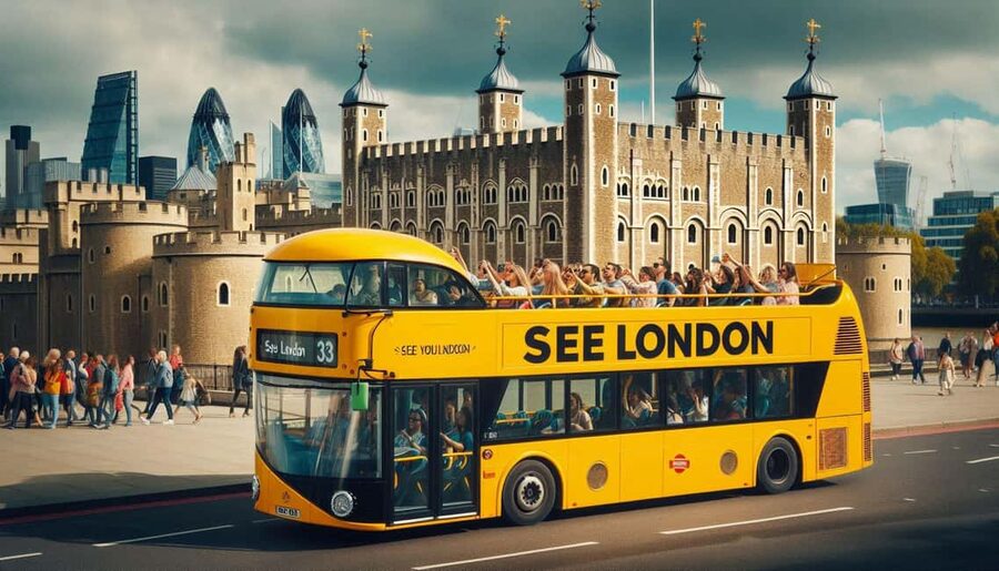 London: Open-Top Night Time bus tour for Group of up to 10 - Night London from Green Park: Why the open-top bus works