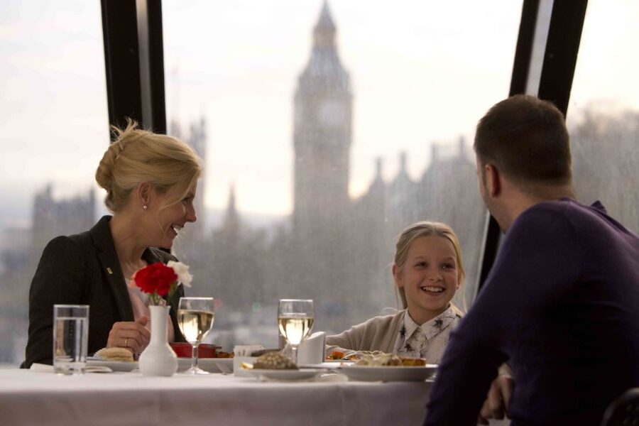 London River Thames Lunch Cruise - The menu: thyme, rosemary chicken supreme, and lemon meringue tart