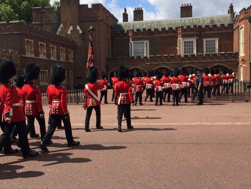 London: Royalty Walking Tour with Changing of The Guard - The Royal Mall walk: Clarence House, St. James, and why that red road matters