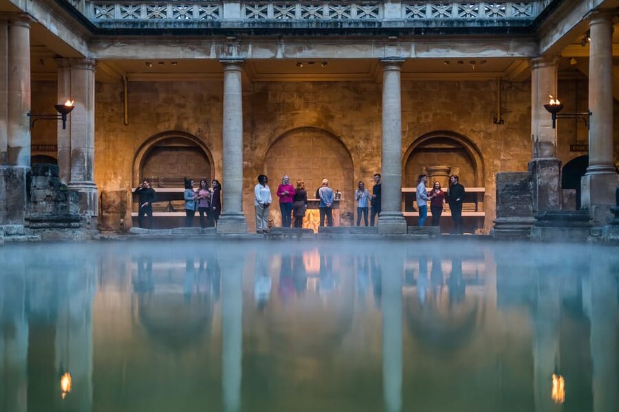 London: Stonehenge & Bath Day Trip with Optional Roman Baths - Roman Baths upgrade: what you’ll see when you enter the hot-spring complex