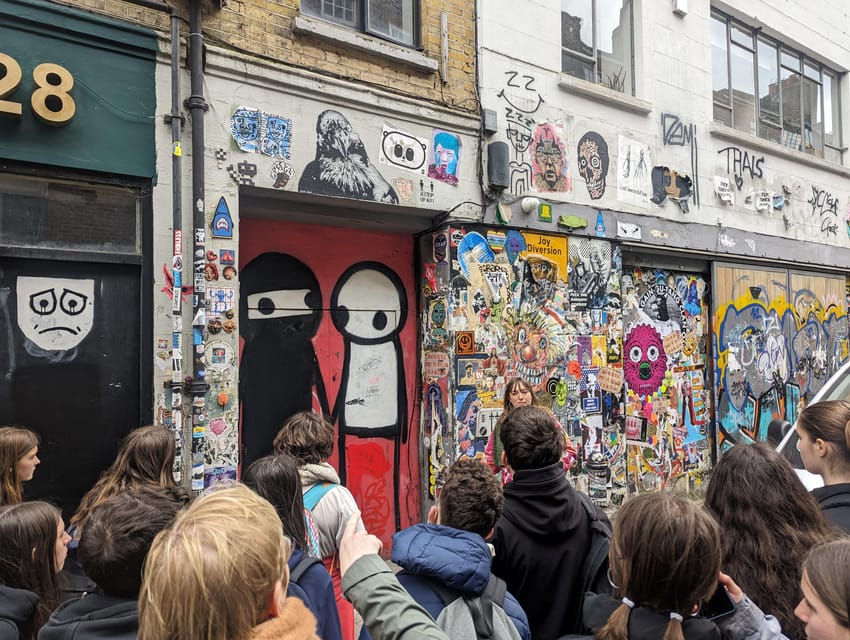 London: Street Art and Graffiti Guided Walking Tour - Finding Your Feet Under the White Goat at Old Spitalfields Market
