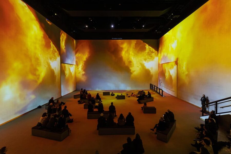 London: The Moonwalkers: A Journey with Tom Hanks Exhibition - The Tom Hanks voiceover is the storytelling engine