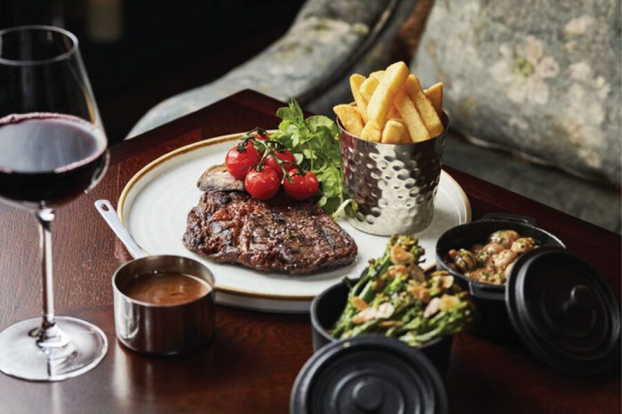 London: The Tina Turner Musical and Meal with Sparkling Wine - The 5pm dinner setup at Clermont Charing Cross