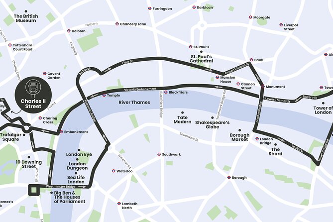 London Tootbus Bar Bus Sunset Tour with Drinks - Getting to Charles II Street and finding your bus