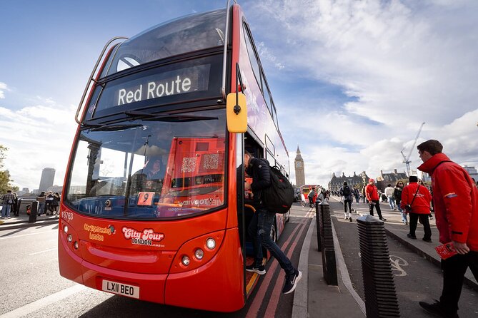 London Tour Hop-on Hop-off Bus with Optional Thames River cruise - From Belvedere Road to Big Ben: Westminster Fast Track