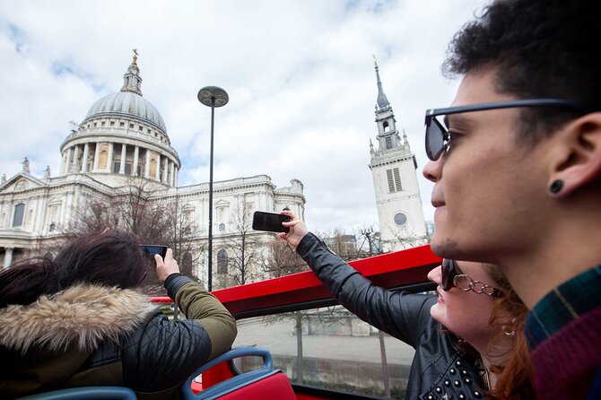 London Tour Hop-on Hop-off Bus with Optional Thames River cruise - City to Tower: London Bridge, Monument Views, and Tower Hill Reality