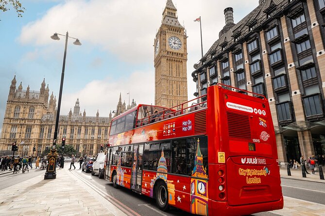 London Tour Hop-on Hop-off Bus with Optional Thames River cruise - Buckingham Palace Road Stops: Best Place to Photograph and Reset