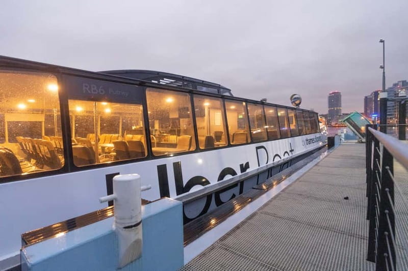 London: Uber Boat by Thames Clippers Return River Ticket - Onboard practicalities that make the ride easier