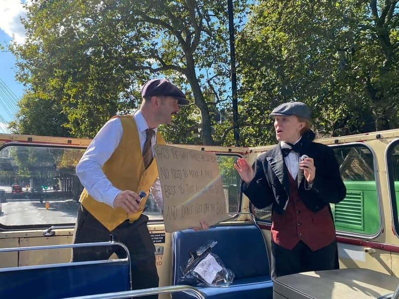 London Vintage Bus Tour: Live Comedy Sightseeing Show - How to judge the value of $48.09 for this kind of tour