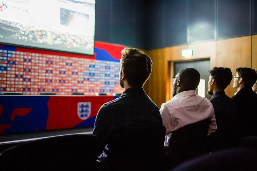 London: Wembley Stadium Guided Tour - Crossbar Exhibition and the trophy winners steps: why 1966 still matters