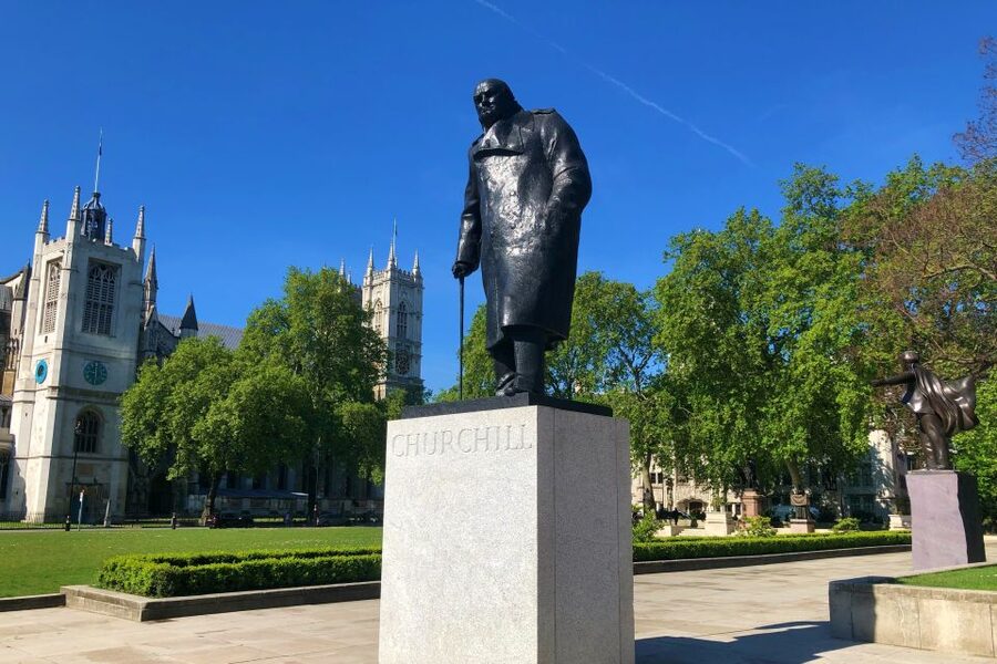 London: Winston Churchill and London in WWII Walking Tour - Start at the RAF memorial by Westminster Station (and get the wartime frame)