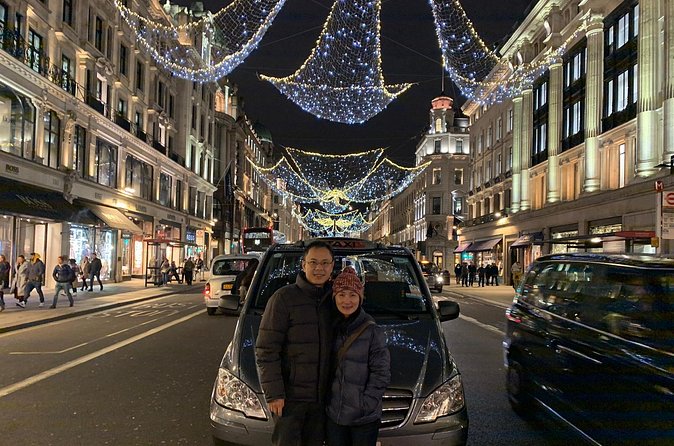 Magical Christmas Lights in London: Private Black Cab Tour - North Bank, royal views, and a river-lit London feel
