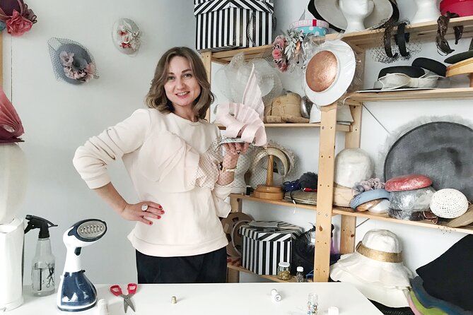 Make a Fascinator Hat with a Designer in London - A Fascinator Class That Feels Like London, Not a Checklist