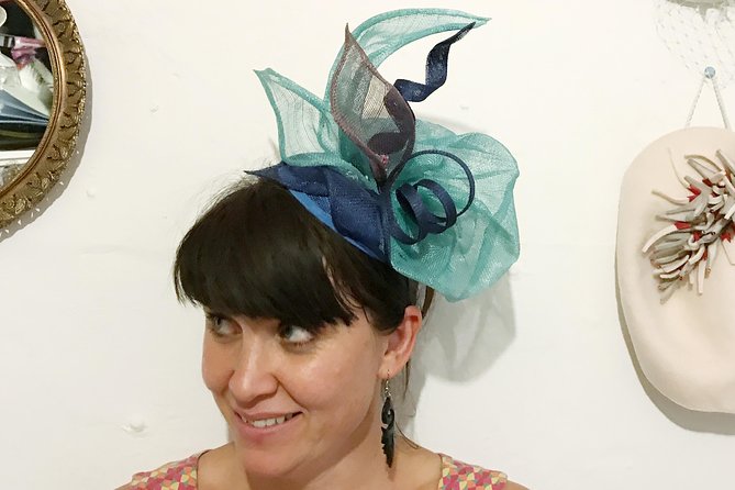 Make a Fascinator Hat with a Designer in London - What You Learn: From Hat Block Base to Finished Trim