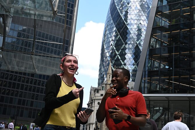 Mission SUNSCREEN by Glitch Hunters - The Royal Exchange Building London stop: clues meet classic City architecture