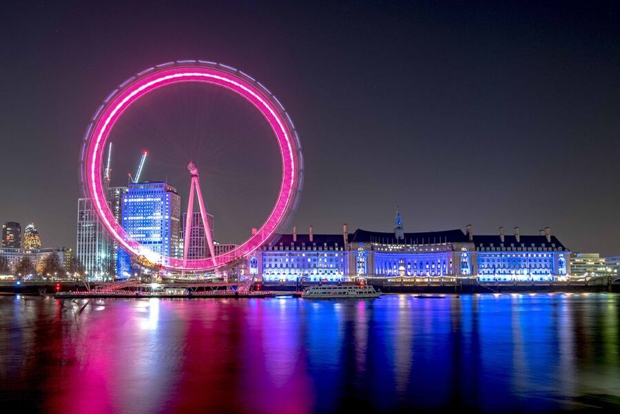 Night Photography Tour in London - London Eye at Night: Getting Reflections and Composition Right