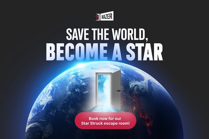 One-hour Private Star Struck Escape Room Gaming in London - Star Struck Plot: 2220 and the Starship Fuel Mystery