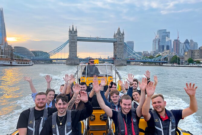 PRIVATE HIRE SPEEDBOAT 'TOWER RIB BLAST' - 20 minutes from Tower Millennium Pier - Crew and onboard commentary: the difference between fun and chaos