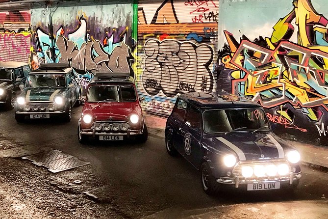 Private Panoramic Tour of London in a Classic Car - Leake Street Arches and the Banksy walls: street art with a hands-on twist