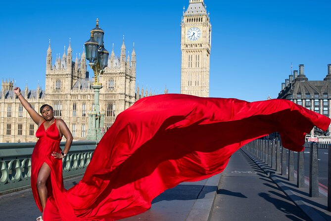 Private Photography of Flying Dress Africa - Red Phone Booths and Other Iconic Extras