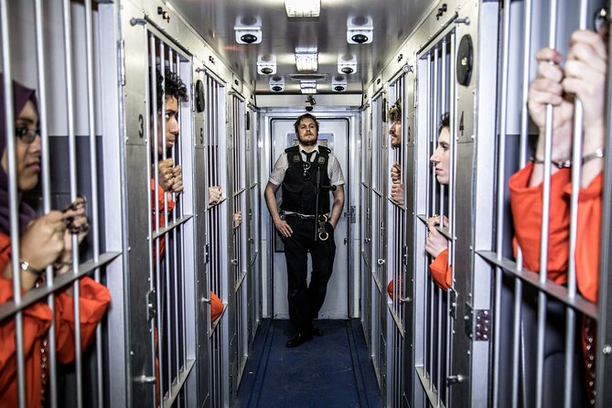 Private Prison Van Escape Game - London Immersive Experience - What you wear and what happens when you’re locked in