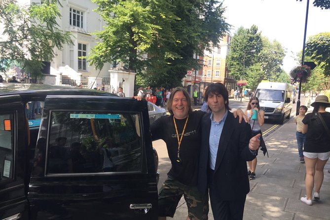 Rock Cab Tours presents Music Legends Private Taxi Tour of London - Trident Studios Outside, Then Soho for Your Personal Twist