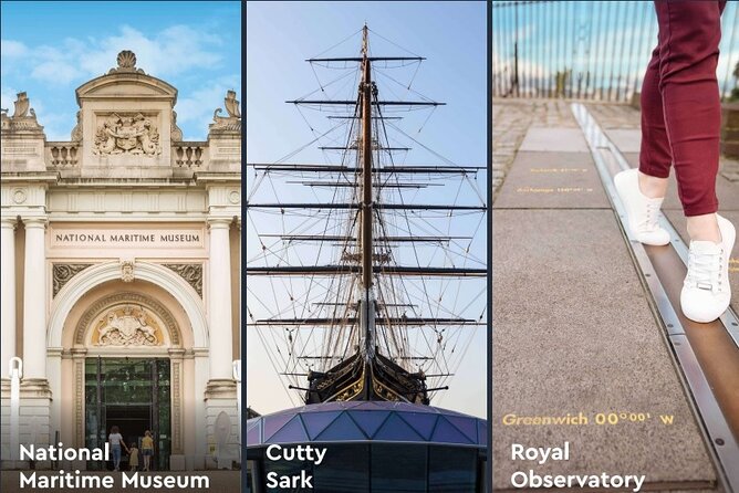 Royal Observatory & Prime Meridian and Cutty Sark - Royal Observatory Greenwich and the Prime Meridian line
