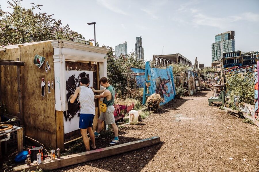 Shoreditch: Street Art & Hidden Gems with a Local Host - Boxpark: the shipping-container contrast that keeps things fun