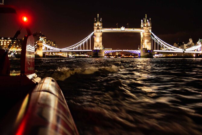 Thames Rockets Sunset London Speedboat Experience - The Royal Naval Museum and the moored battleship moment