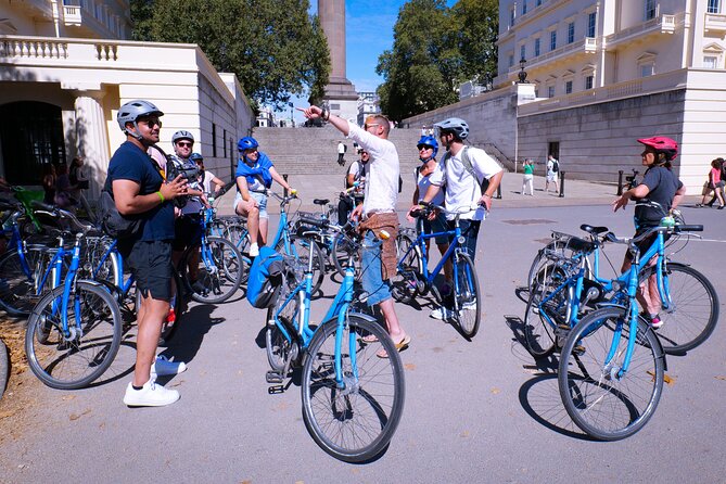 The Classic Highlights Bike Tour with a local guide - Cleopatra’s Needle and the Thames-side view logic
