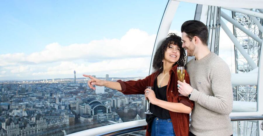 The London Eye Champagne Experience - The 30 minutes above Westminster: the view hits fast