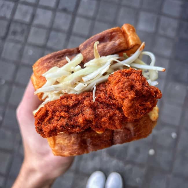 The London Food Tour - Chinatown Finale: Custard Bao Bun With Salted Egg Yolk