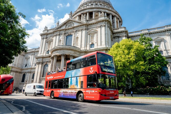 TopView® 24 Hr Hop on Hop off Bus Tour with River Cruise & Walks - Route Map in Your Head: From Marble Arch to Westminster, Then East and Back West