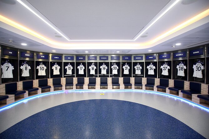 Tottenham Hotspur Stadium Tour - Locker rooms and the NFL visitor setup: a clever sports-design lesson