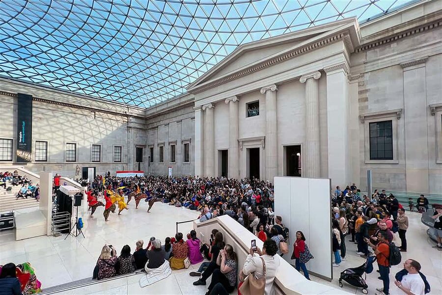 Unveil the Rosetta Stone, Parthenon at British Museum - Khorsabad Winged Bulls: Assyrian royal guardians at museum scale