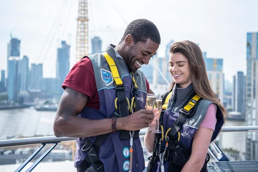 Up at The O2 Celebration Climb with Guide - The 90 minutes on the roof: what it actually feels like