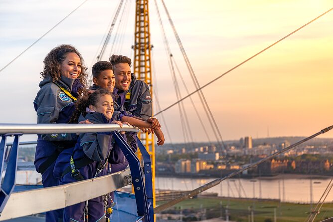 Up at The O2: Sunset Climb with Guided Tour with Panoramic Views - Small-group touring with a max of 8 people