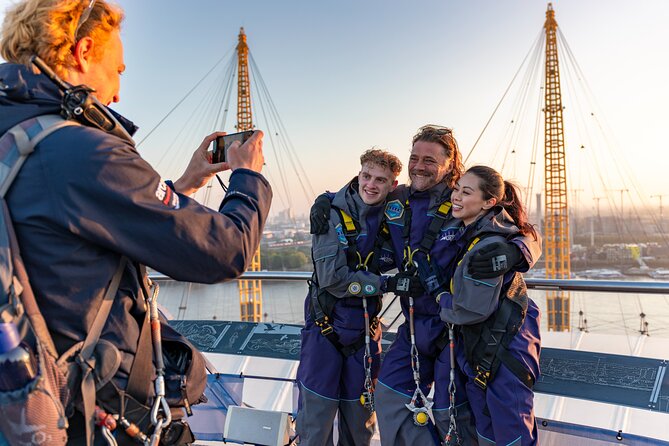 Up at The O2: Sunset Climb with Guided Tour with Panoramic Views - Sunset 360° views over London from the domed roof