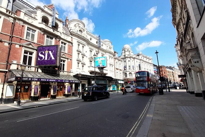 West End and South Bank Theatre Walking Tour in London - Shaftesbury Avenue corridor: a whole road built for theatre