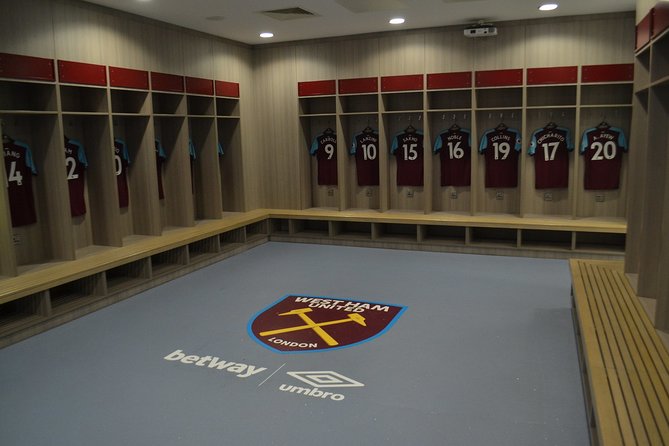 West Ham United FC London (Olympic) Stadium Tour - The stadium’s multi-sport side: Olympic bones and baseball-changing-room stops